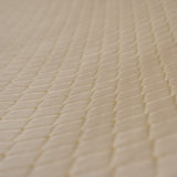 Beige Diamonds Geometric Viscose Embroidered Curtain Panels