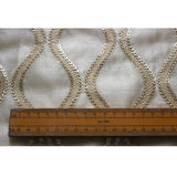 Sequins Scallop Sheer Fabric By The Metre