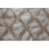 Sequins Scallop Sheer Fabric By The Metre