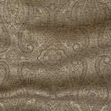 Beige Damask With Copper Lurex Zari Woven Curtain Panels