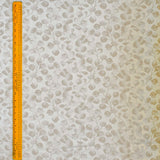 Beige Petals Jacquard Weave Curtain Panels