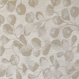 Beige Petals Jacquard Weave Curtain Panels
