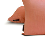 Peach Coral Luxury - Peach & Coral Art Silk Throw Cushion Cover Pack of 2