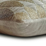 Velvet Bedecked - Gray Velvet Throw Cushion Cover