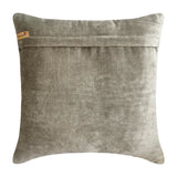 Velvet Bedecked - Gray Velvet Throw Cushion Cover