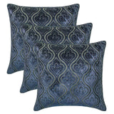 Velvet Majestic Blue - Blue Velvet Throw Cushion Cover