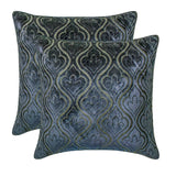 Velvet Majestic Blue - Blue Velvet Throw Cushion Cover