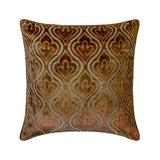 Velvet Majestic Brown Throw Cushion Cover