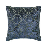 Velvet Majestic Blue Throw Cushion Cover