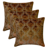 Velvet Majestic Brown - Brown Velvet Throw Cushion Cover