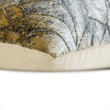 Shining Shards - Silver Velvet Throw Cushion Cover