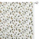 Floral Nursery Ivory Cotton Embroidery Curtain Panels