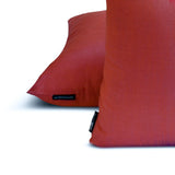 Rust & Purple Luxury - Rust & Purple Art Silk Throw Cushion Cover Pack of 2