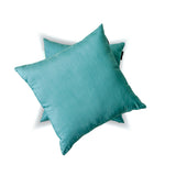 Aqua Luxury - Aqua Art Silk Throw Cushion Cover Pack of 2