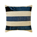 Velvet Band Navy Throw Cushion Cover