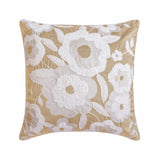 Snowy Blossoms Throw Cushion Cover