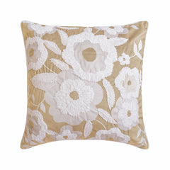 Snowy Blossoms Throw Cushion Cover