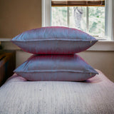 Blue & Red Luxury - Blue & Red Art Silk Throw Cushion Cover Pack of 2