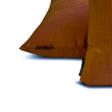 Gold & Purple Luxury - Gold & Purple Art Silk Throw Cushion Cover Pack of 2