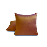 Gold & Purple Luxury - Gold & Purple Art Silk Throw Cushion Cover Pack of 2
