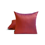 Rust & Purple Luxury - Rust & Purple Art Silk Throw Cushion Cover Pack of 2