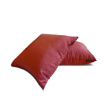 Rust & Purple Luxury - Rust & Purple Art Silk Throw Cushion Cover Pack of 2
