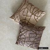 Old World Gold - Gold Jacquard Throw Cushion Cover