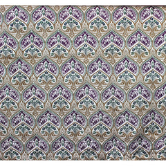 Moroccan Lotus Cotton Velvet Fabric By the Metre