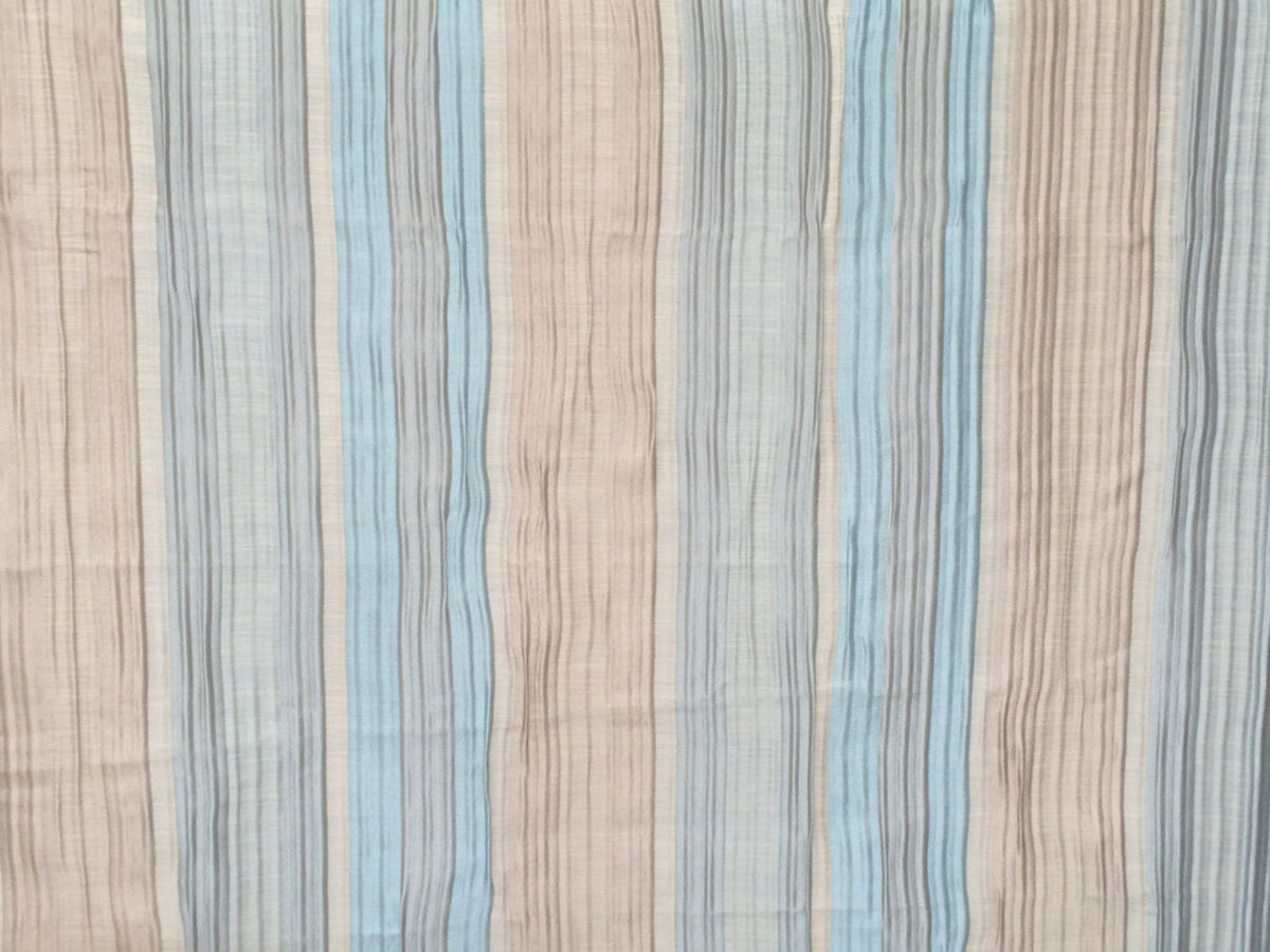 Blue And Champagne Cotton Fabric By The Metre