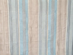 Blue And Champagne Cotton Fabric By The Metre