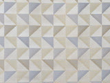 Light Gold Triangles Cototn Fabric By The Metre