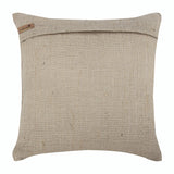 Sea King - Blue Burlap Throw Pillow Cover