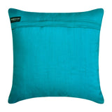 Aqua Touch - Aqua Blue Art Silk Decorative Euro Sham