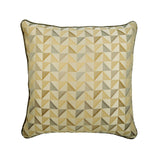 Beige Moire Effects - Beige Silk Throw Pillow Cover