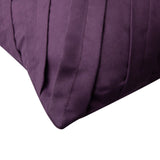 Contemporary Purple - Purple Faux Suede Decorative Euro Sham