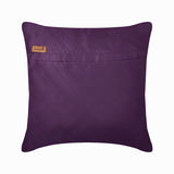 Contemporary Purple - Purple Faux Suede Throw Cushion Cover
