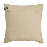 Foil Maple - Gold Faux Leather Throw Pillow Cover