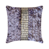 Diamonds N Dreams - Purple Satin Decorative Euro Sham