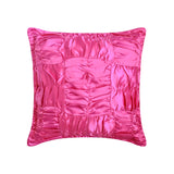 Dreamy Soft Pink - Soft Pink Satin Decorative Euro Sham
