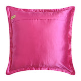 Dreamy Hotty Pink - Hot Pink Satin Decorative Euro Sham