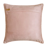 Fairytale - Pink Jacquard Weave Throw Pillow Cover