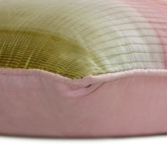Fairytale - Pink Jacquard Weave Throw Pillow Cover