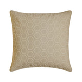 Fresh Linen - Beige Linen Embroidered Decorative Euro Sham