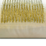 Gold Gleam - Ivory Art Silk Decorative Euro Sham