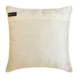 Gold Gleam - Ivory Art Silk Throw Pillow Cover