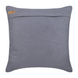 Jute Entangled - Gray Suede Throw Pillow Cover