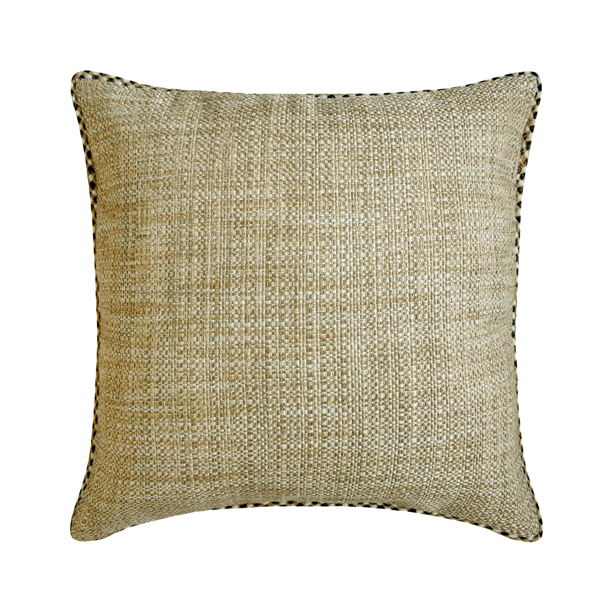 Jute Weave - Beige Jute Throw Cushion Cover