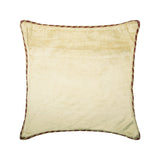 Pearl Ivory Velvet - Ivory Velvet Decorative Euro Sham