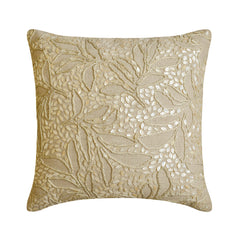 Pearl Divine - Natural Beige Cotton Linen Decorative Euro Sham