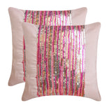 Pink Angel - Pink Art Silk Decorative Euro Sham